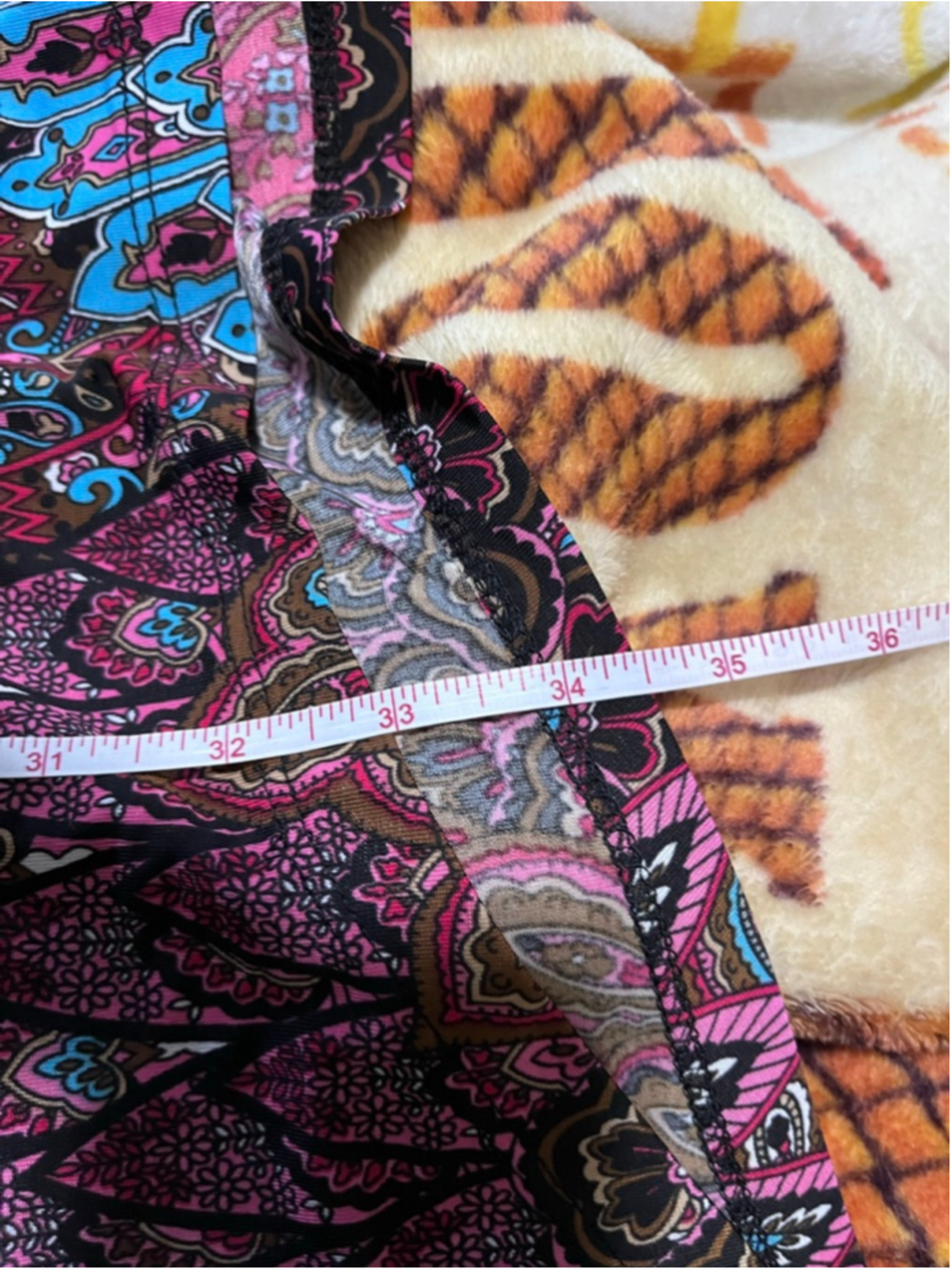Women's Neesha Asymmetrical Dress M Pink Brown Paisley - Picture 9 of 9